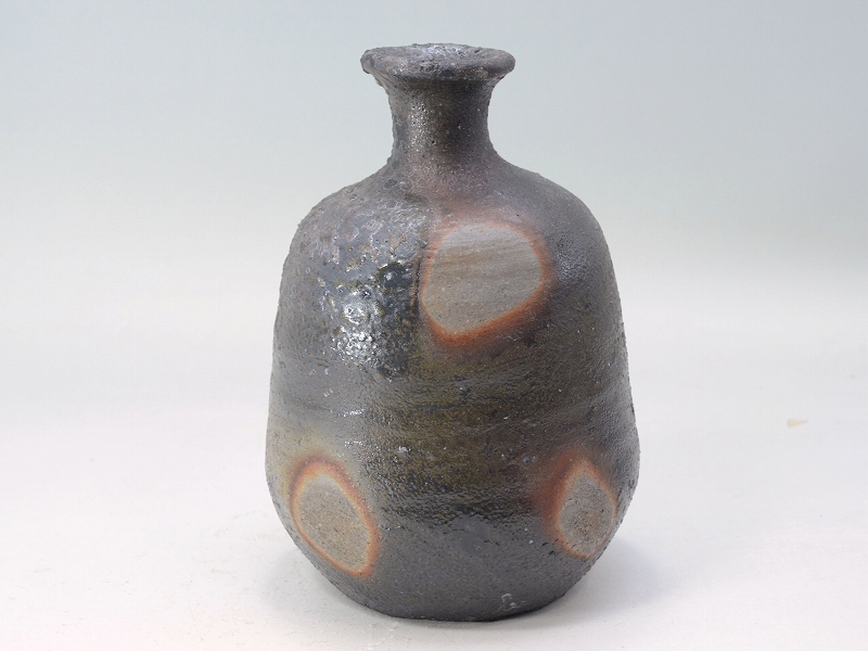 26003]窯変徳利（高力芳照）｜備前焼わかくさ